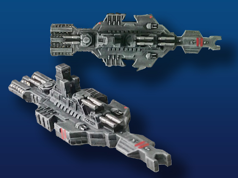 Stars Reach Spaceship Miniatures: Commonwealth Republic class Dreadnought.