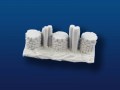 Gabion Baskets, logs, straight wall