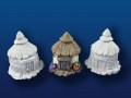 28mm Halfling Village Set (3)