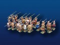 25mm  Greek Hoplites (40 Hoplites, 1 Mounted)