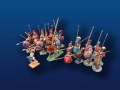 25mm  Greek Hoplites (40 Hoplites, 1 Mounted)