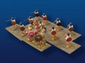 25mm Carthage---- Mercenary Numidians w/ Javelins & Command (13 figs.)