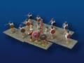 25mm Carthage---- Mercenary Numidians w/ Javelins & Command (13 figs.)