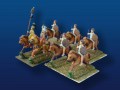 25mm Carthage--  Mercenary Numidian Cavalry w/ Command (7 figs.)