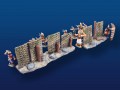 28mm Large Wattle Siege Panels (5)