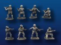 WW2 U.S. Infantry w/ Thompson MG (16 pcs., 4 Poses)