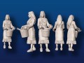 28mm Iroquois Native American Civilians-  Downloadable STL 
