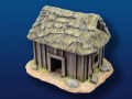 28mm Vietnamese Farmers House w/ Thatch Roof & Plank Walls