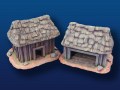 28mm Vietnamese House & Barn Set