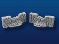 Capped Stone Wall, Damaged (2 pieces)