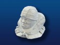 Olmec Head Carving on Rock