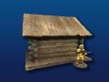 Log Cabin w/ Planked  Roof
